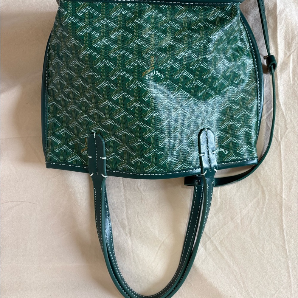 Green Patterned Tote Bag - Women